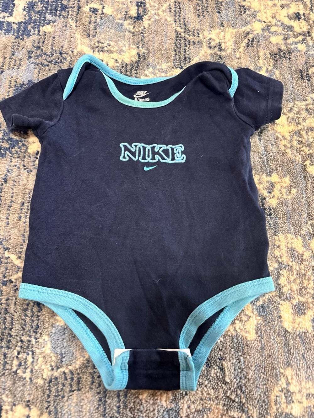 Nike Bodysuit Size 6/9Mos Blue